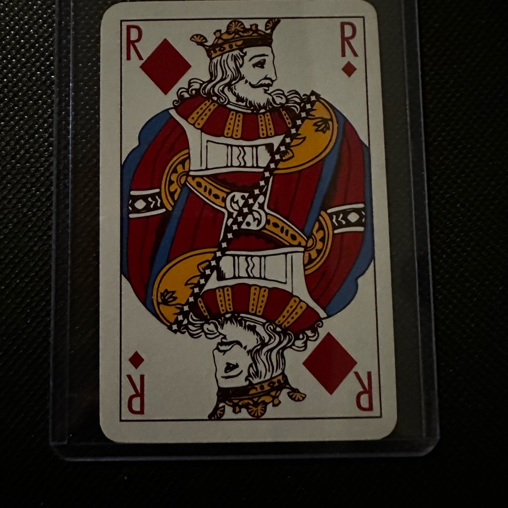 Louis Vuitton Monogram Playing Card in Blue and White